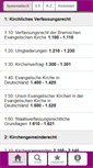 Mobile Screenshot of kirchenrecht-bremen.de
